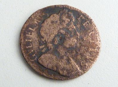 Scarce William the Third farthing