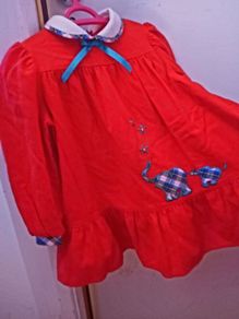 Vintage Baby Girl Dress 1980s