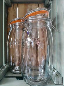 2 x large Kilner Jars