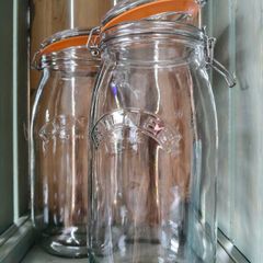 2 x large Kilner Jars