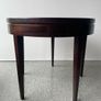 Unique Unusual Solid Wooden round coffee table with crackle glaze top Image 6