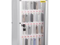 main image for ad Mobile  Phone Storage Cabinet, 36 Slots, Aluminum Alloy Pocket Chart Storage Locker Box w/ Portable Handle, Key Lock &amp; Handwritten Tags, Wall Mounted for Classroom, Office, Gym
