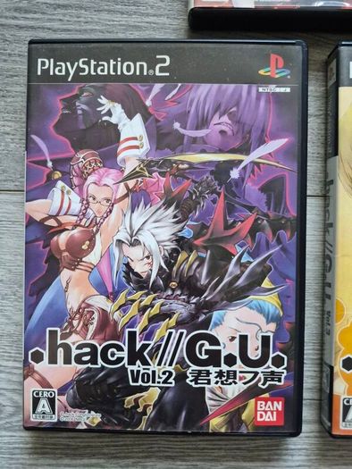 .hack G.U. Vol 1,2,3 Sony Playstation 2 PS2
