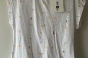 Brand new with tags Leigh tucker willow white Tshirt with frill detail at the back age 4-5