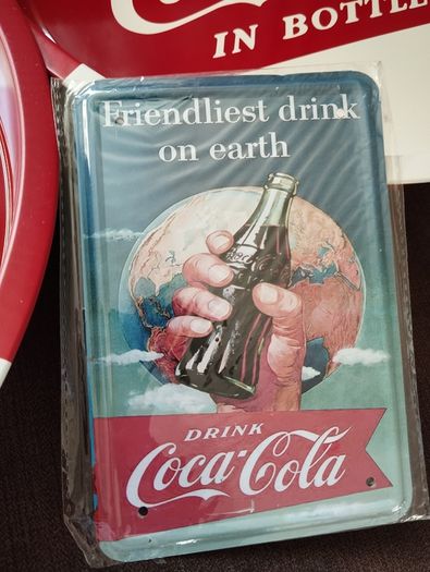 CocaCola Collector Set  Fridge Trays Glasses Tins & More