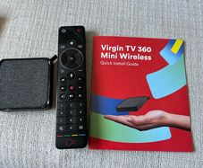 Virgin 360 TV mini box + remote