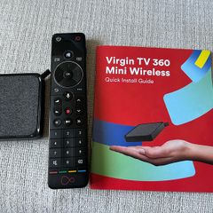 Virgin 360 TV mini box + remote