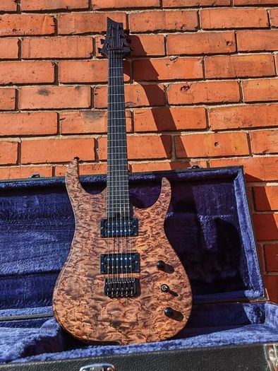 Hufschmid Tantalum Custom Masterbuilt Guitar w / Sidewynder Pickups (Delivery available)