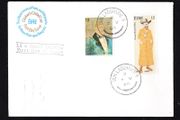 1980 Ireland Europa (Personalities) (George Bernard Shaw &amp; Oscar Wilde) Commemorative Stamps Post &amp; Telegraph (P&amp;T) First Day Cover (FDC) with Dun Laoighaire steele cancel