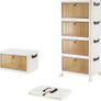 FACTORY 4 Tier Stackable Storage Box Set with Lids, 23L Capacity per Tier, Wheeled Storage Bins with Brakes Image 7