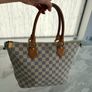 Louis Vuitton Damier Azur Canvass Saleya PM bag Image 9
