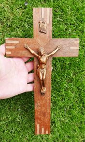 Antique Crucifix Wall Cross