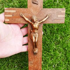 Antique Crucifix Wall Cross