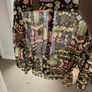Metallic patterned blouse Image 10