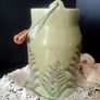 Ceramic flower milk churn vase Image 5