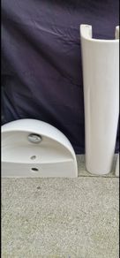 Sink and pedestal
