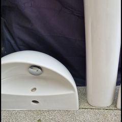 Sink and pedestal