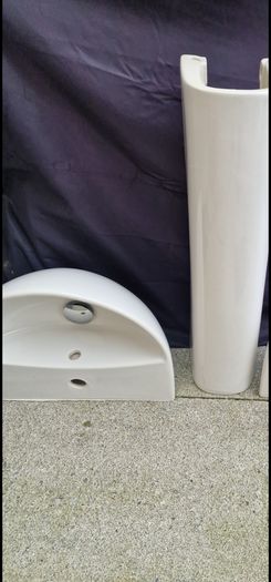 Sink and pedestal