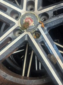part worn tyres and rims 6 in total