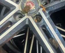 part worn tyres and rims 6 in total