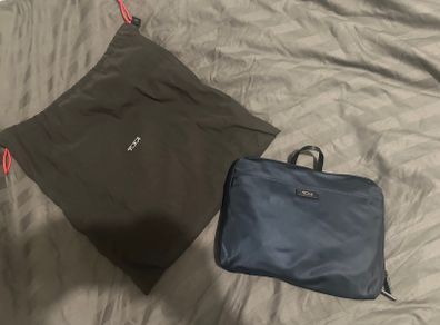 TUMI Foldable Travel Backpack Navy