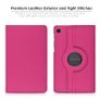 For Samsung Galaxy Tab A11 Tablet Case 360 Rotating PU Leather Cover - Rose Image 4