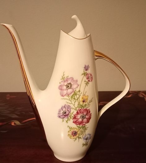 Vintage Czechoslovakia Espresso Set with Milk Jug and Coffee Pot.