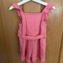 River Island Girls pink playsuit aged 2-3 years Image 2