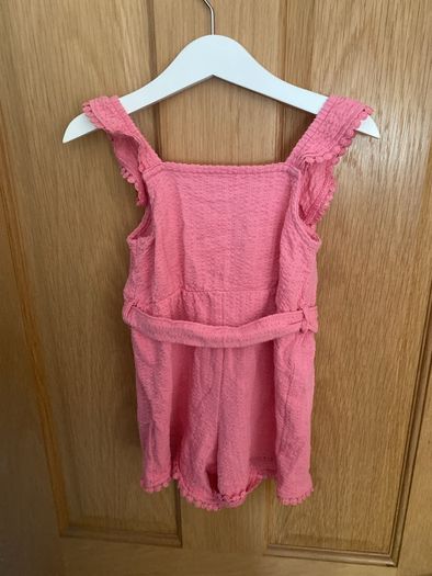 River Island Girls pink playsuit aged 2-3 years