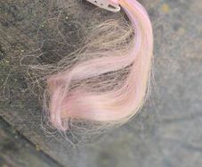 Vintage Rabbit Lady Lovely Locks Pixietails Pink Bunny Pink Hair Pixie Tail Clip