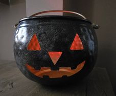 Halloween large bucket decor