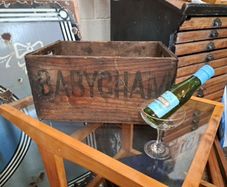 Vintage Babycham wooden Box