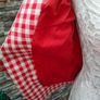 Cute Red and White Gingham check blazer size 8 Image 2