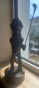 Golfer Caricature Bronze Sculpture by Irish Sculptor Stephen Dee