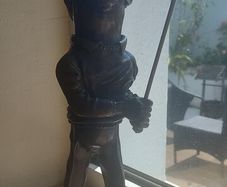 Golfer Caricature Bronze Sculpture by Irish Sculptor Stephen Dee