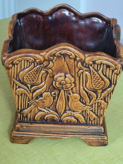 1970s West German Planter Folk Art True Vintage