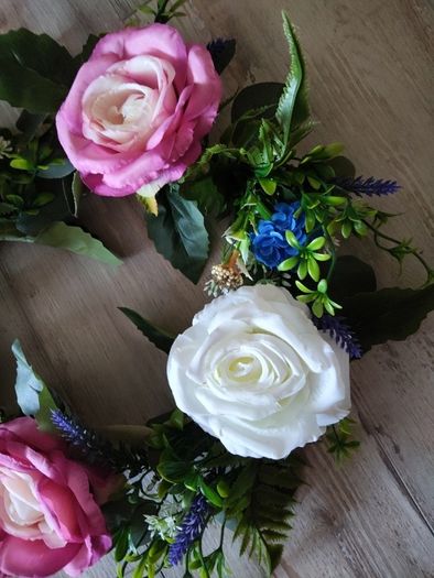 Harvest spring wreath