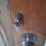 Vintage early 20th-century solid oak wardrobe Image 2