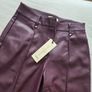 Brand new. Love and Roses chery red Faux wide leg trousers Petite Image 5