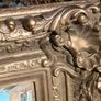 Antique Small oil on canvas painting and gold Louis Style French Deluxe Antique Frame (13,5" x 15,5") Image 9