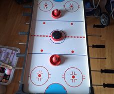 Football & air hockey table
