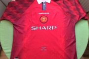 Mint 1996/98 Manchester United #7 George Best Umbro Home Jersey Size 3XL Adults