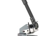 Sheet Metal Shear, 155 mm Manual Hand Plate Shear, Heavy Duty Mounting Type Sheet Cutter with Solid Steel Frame, High Precision, Extended Handle