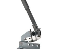 Sheet Metal Shear, 155 mm Manual Hand Plate Shear, Heavy Duty Mounting Type Sheet Cutter with Solid Steel Frame, High Precision, Extended Handle