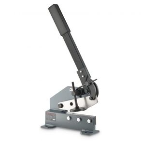 Sheet Metal Shear, 155 mm Manual Hand Plate Shear, Heavy Duty Mounting Type Sheet Cutter with Solid Steel Frame, High Precision, Extended Handle