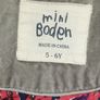 Mini Boden Girl Grey Velvet Coat [Size 5-6 years] Image 3