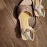 Ladies Sandals glittery silver and pink. Size 6 Next Image 2