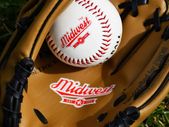 Midwest Baseball Glove & Ball
