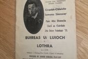 1975 North Tipperary Senior Hurling Final Match Programme