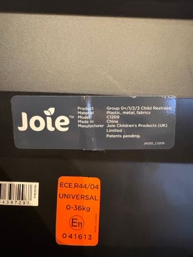 Joie Car Seat